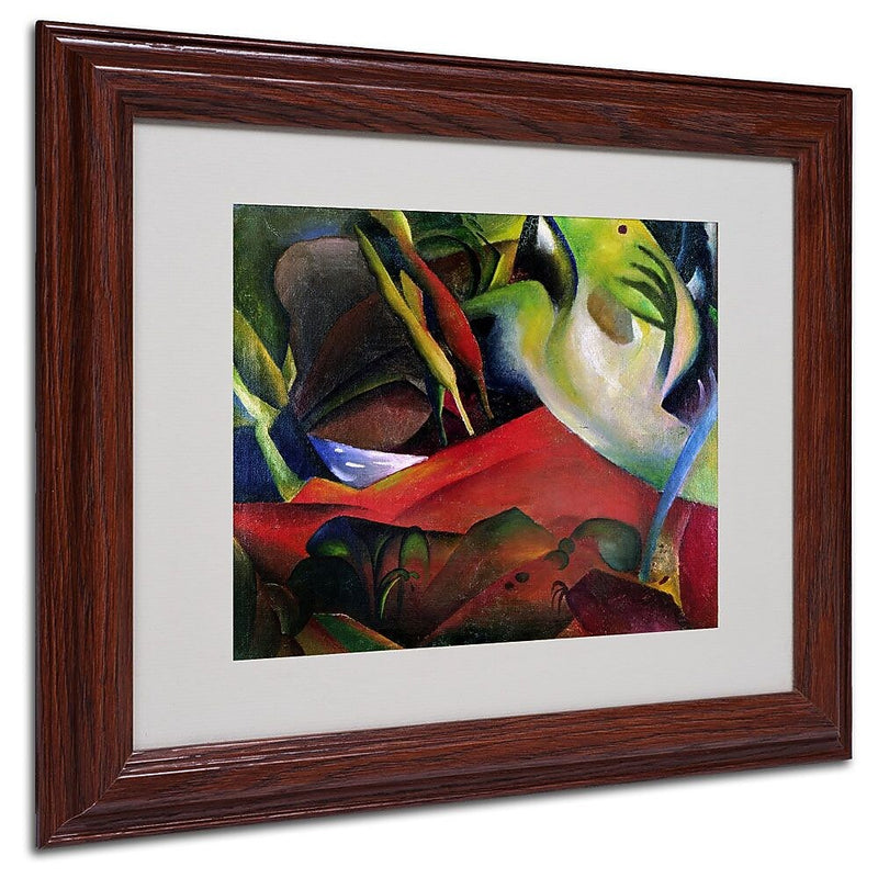 Trademark Fine Art 'The Storm' 11" x 14" Wood Frame Art