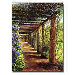 Trademark Fine Art 'Pergola Walkway' 24" x 32" Canvas Art