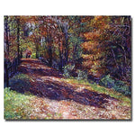 Trademark Fine Art 'Old Farmhouse Road' 35" x 47" Canvas Art