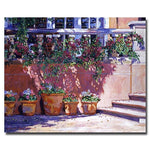 Trademark Fine Art 'Tuscan Plaza' 26" x 32" Canvas Art