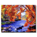 Trademark Fine Art 'Vermont River' 18" x 24" Canvas Art