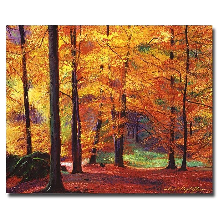 Trademark Fine Art 'Autumn Serenity' 26" x 32" Canvas Art