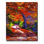 Trademark Fine Art 'Sunlight Through the Trees' 18" x 24" Canvas Art