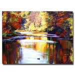 Trademark Fine Art 'Reflections of August' 24" x 32" Canvas Art