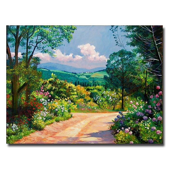 Trademark Fine Art 'The Tuscany Hills' 18" x 24" Canvas Art