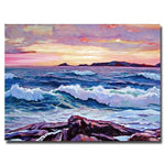 Trademark Fine Art 'California Sunset' 35" x 47" Canvas Art