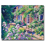 Trademark Fine Art 'English Courtyard' 18" x 24" Canvas Art