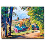 Trademark Fine Art 'Road to Jenne Farm Vermont' 24" x 32" Canvas Art