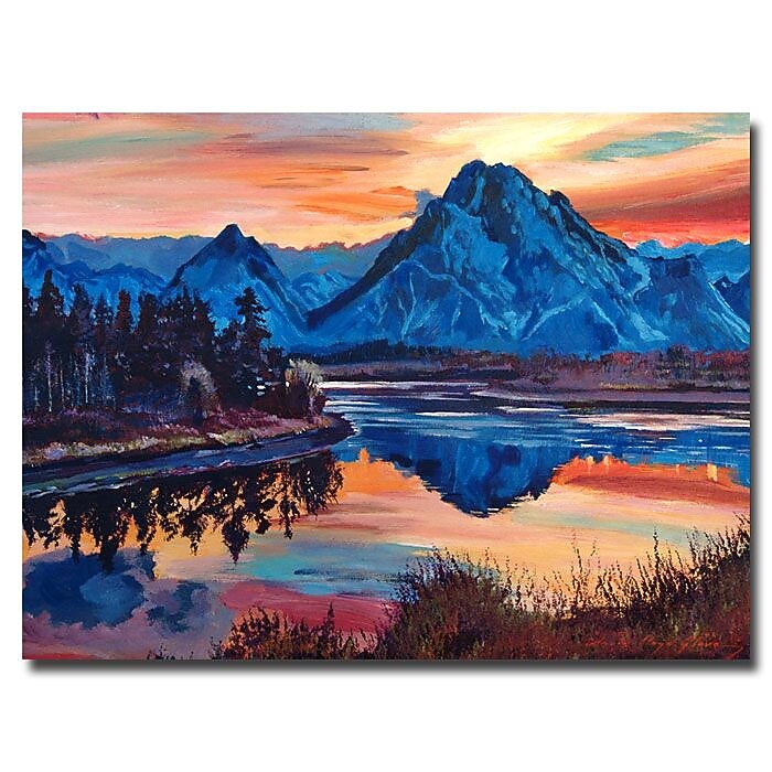 Trademark Fine Art 'Mountain Serenade' 18" x 24" Canvas Art