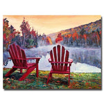 Trademark Fine Art 'Vermont Romance' 24" x 32" Canvas Art