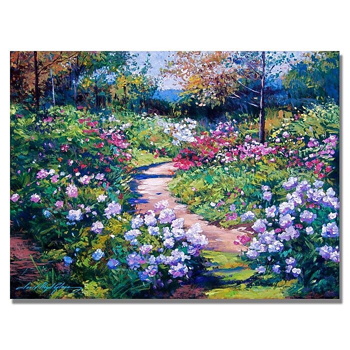 Trademark Fine Art 'Natures Garden' 35" x 47" Canvas Art