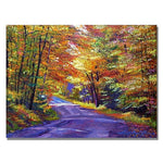 Trademark Fine Art 'New England Road' 18" x 24" Canvas Art