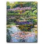 Trademark Fine Art 'Giverny Reflections' 24" x 32" Canvas Art