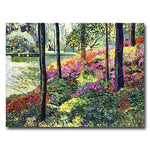 Trademark Fine Art 'Azalea Forest Grove' 18" x 24" Canvas Art