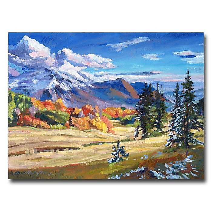 Trademark Fine Art 'Autumn in the Foothills' 24" x 32" Canvas Art