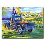 Trademark Fine Art 'The Pumpkin Pickup' 24" x 32" Canvas Art