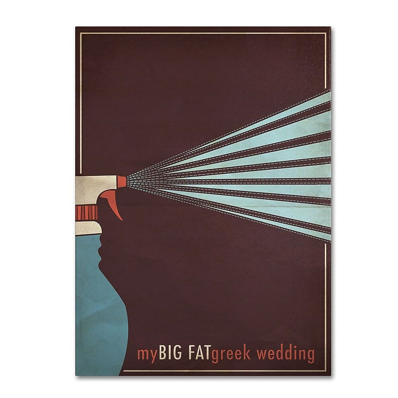 Trademark Fine Art 'My Big Fat Green Wedding' 14" x 19" Canvas Art