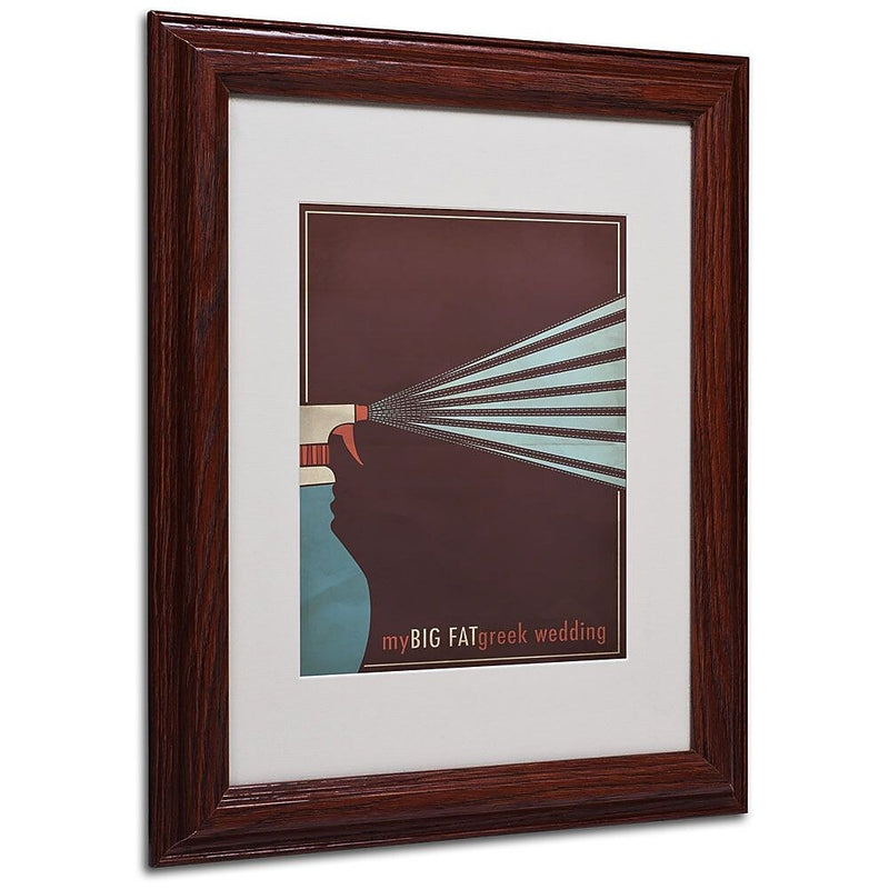 Trademark Fine Art 'My Big Fat Greek Wedding' 11" x 14" Wood Frame Art