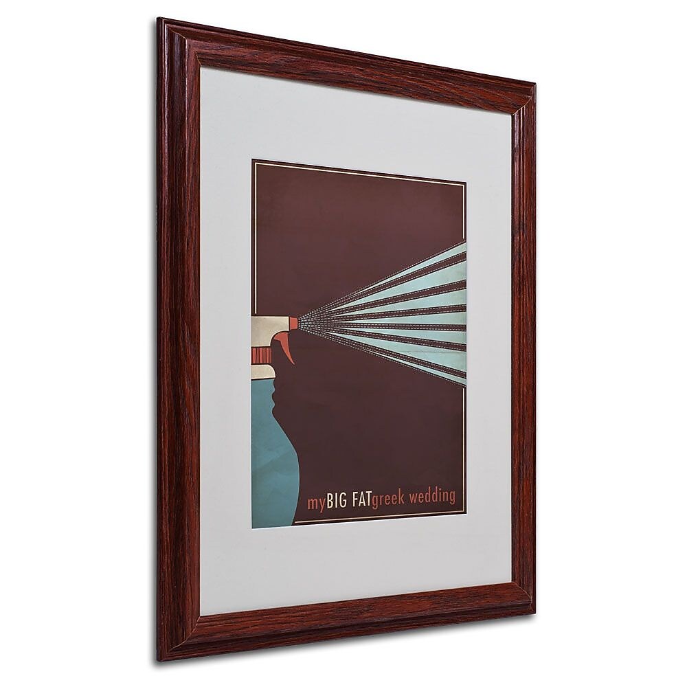 Trademark Fine Art 'My Big Fat Greek Wedding' 16" x 20" Wood Frame Art