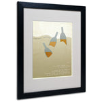 Trademark Fine Art 'Father Goose' 16" x 20" Black Frame Art