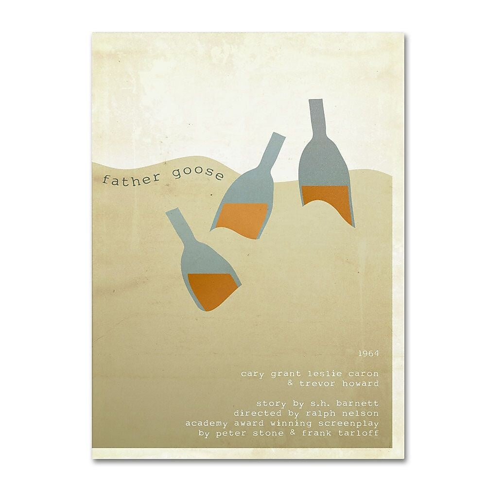 Trademark Fine Art 'Father Goose' 30" x 47" Canvas Art
