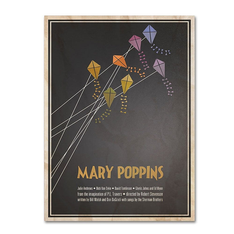 Trademark Fine Art 'Mary Poppins' 14" x 19" Canvas Art
