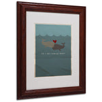 Trademark Fine Art 'The Voyage Home' 11" x 14" Wood Frame Art