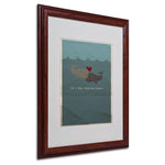 Trademark Fine Art 'The Voyage Home' 16" x 20" Wood Frame Art