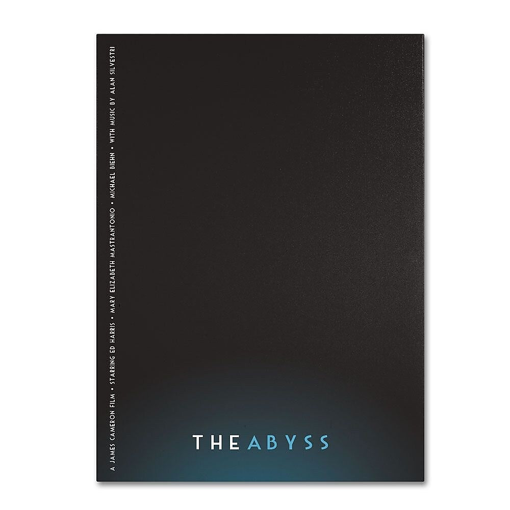 Trademark Fine Art 'The Abyss' 30" x 47" Canvas Art