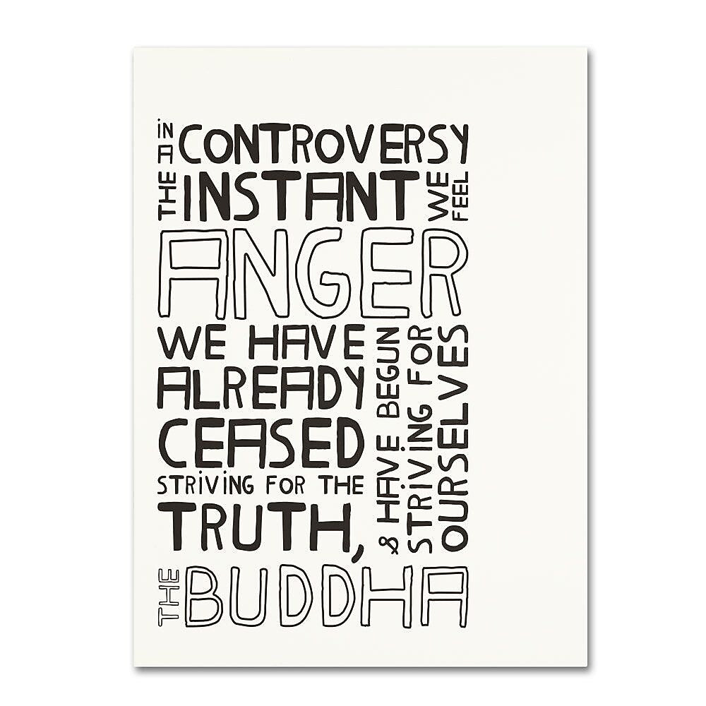 Trademark Fine Art 'Anger in Controversy II' 35" x 47" Canvas Art