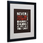 Trademark Fine Art 'Donner Party II' 16" x 20" Black Frame Art