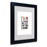 Trademark Fine Art 'Fair IV' 11" x 14" Black Frame Art