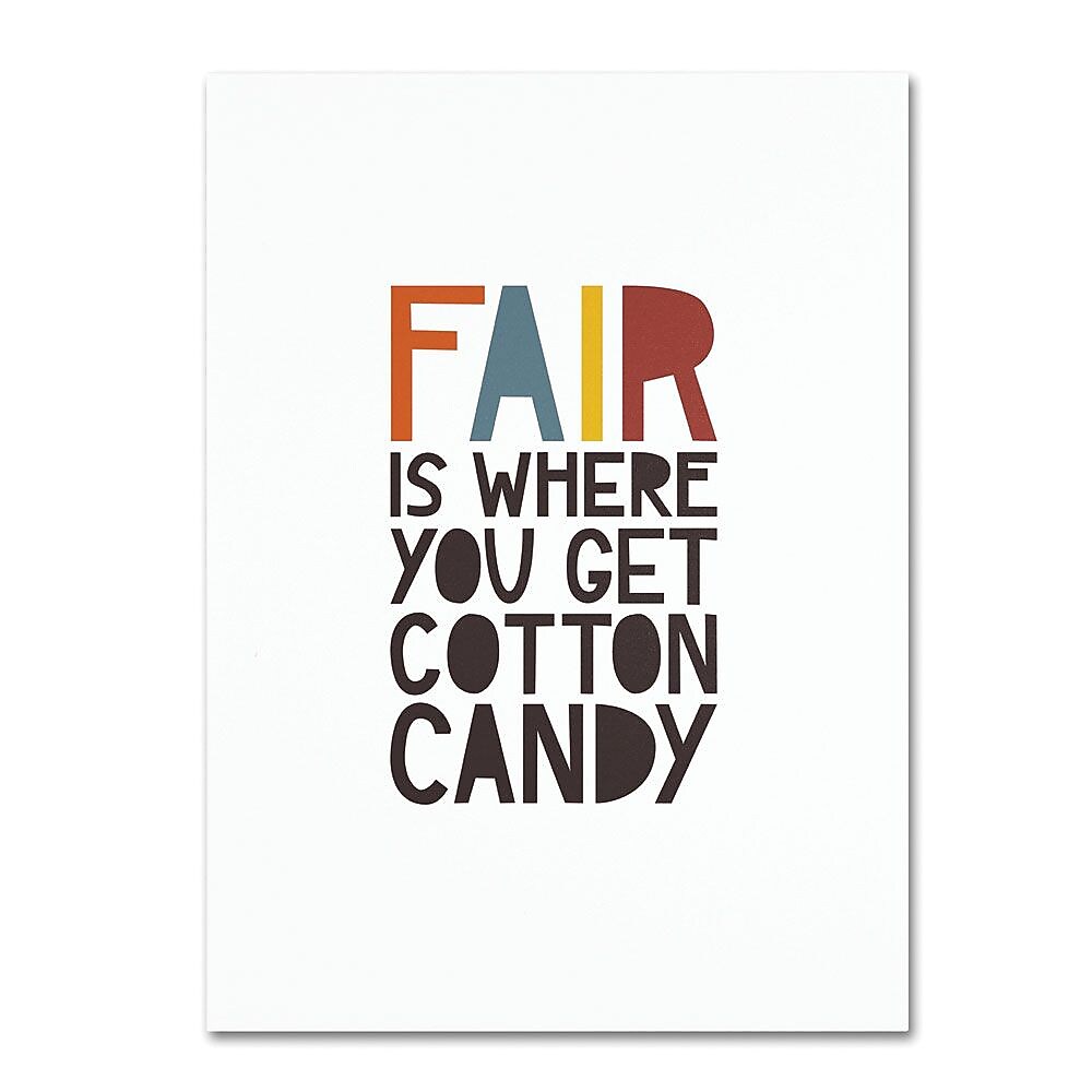 Trademark Fine Art 'Fair IV' 18" x 24" Canvas Art