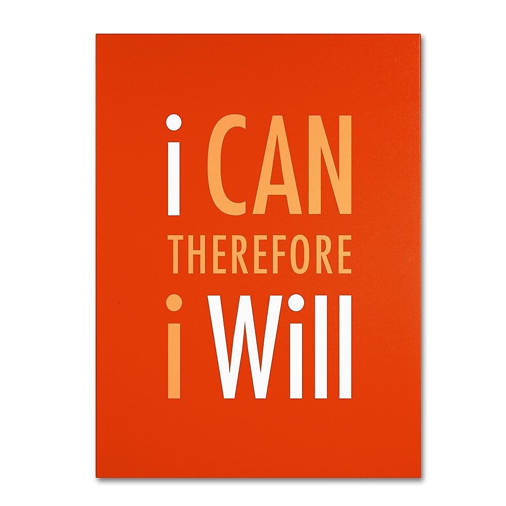Trademark Fine Art 'I Will III' 26" x 32" Canvas Art