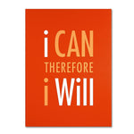 Trademark Fine Art 'I Will III' 35" x 47" Canvas Art