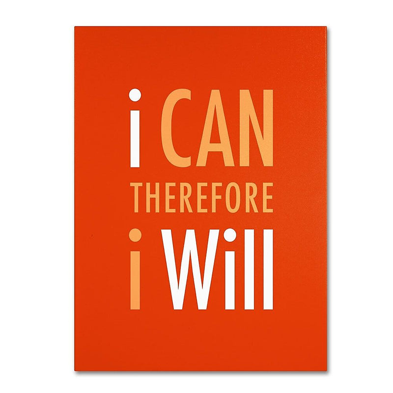 Trademark Fine Art 'I Will III' 35" x 47" Canvas Art
