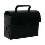 JAM Paper® Plastic Portfolio Art Case with Handles, 6 x 9 x 4, Black, Sold Individually (5205 027)