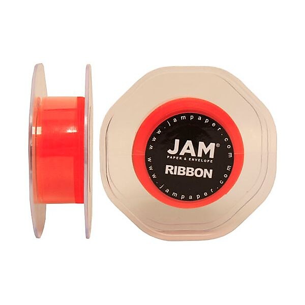 JAM Paper Sheer Organza Ribbon, Orange (807SHOR25)