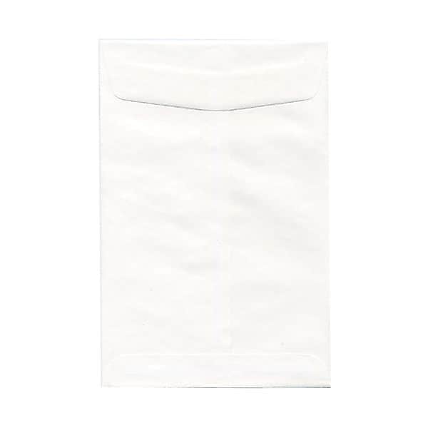 JAM Paper Open End #1 Catalog Envelope, 6" x 9", White, 1000/Carton (01623192B)