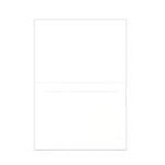 JAM Paper® Blank Foldover Cards, A6 Size, 4 5/8 x 6 1/4, White Panel, 25/Pack (309927C)