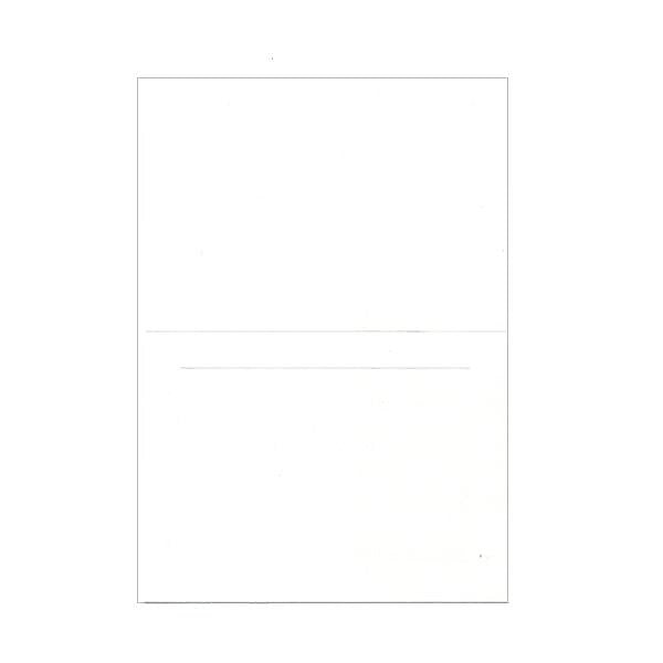 JAM Paper® Blank Foldover Cards, A6 Size, 4 5/8 x 6 1/4, White Panel, 25/Pack (309927C)
