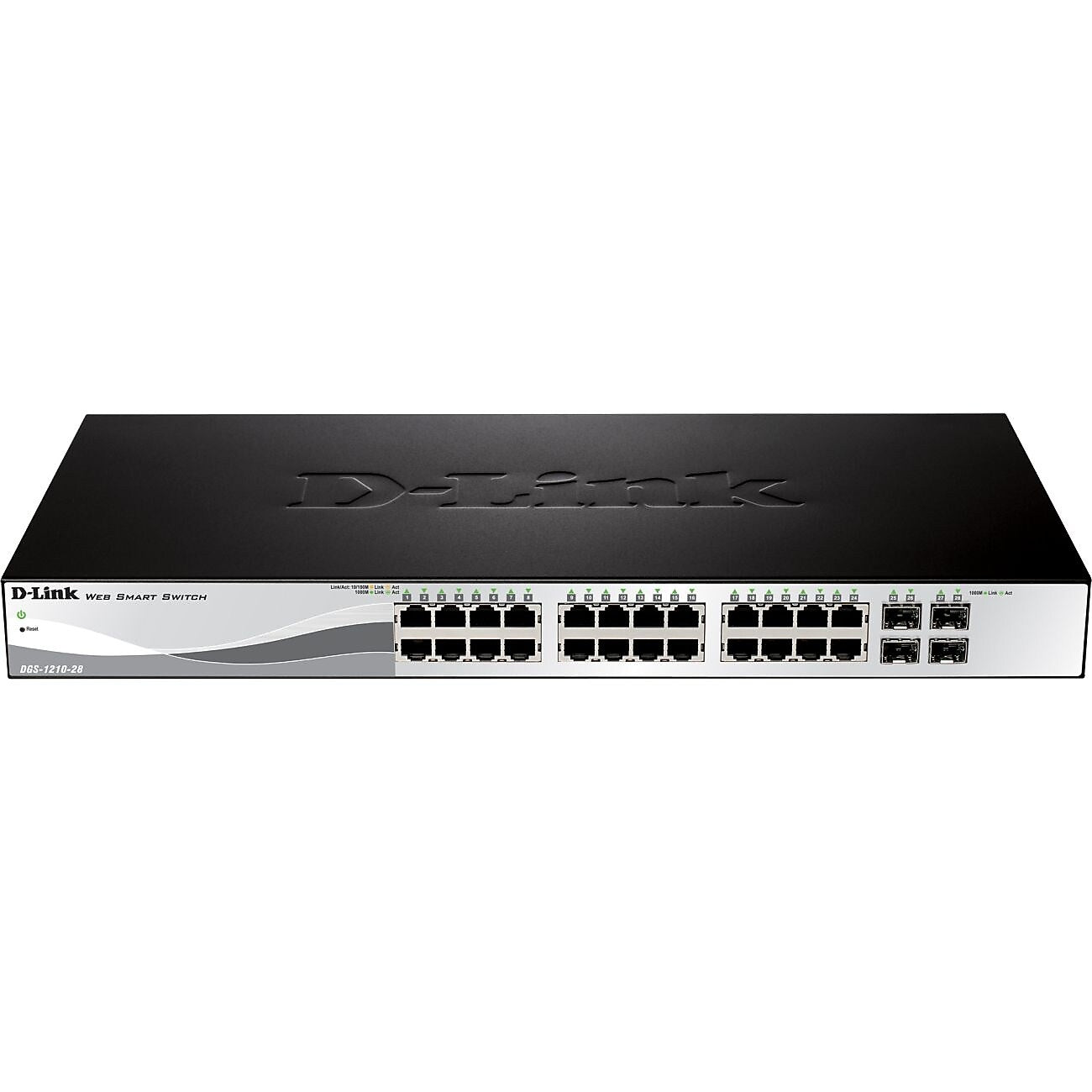 D-Link 28-Port Gigabit Ethernet Managed Switch, 10/100/1000 Mbps (DGS-1210-28)