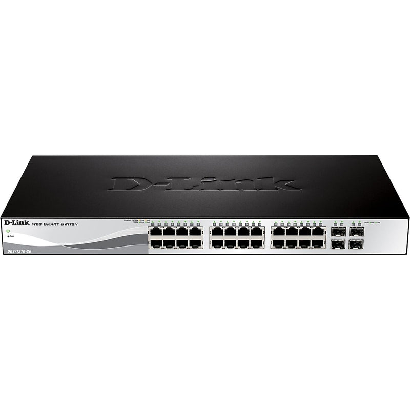 D-Link 28-Port Gigabit Ethernet Managed Switch, 10/100/1000 Mbps (DGS-1210-28)