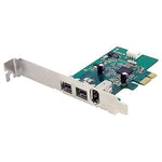 StarTech PEX1394B3 3 Port 2b 1a 1394 PCI-Express FireWire Adapter Card