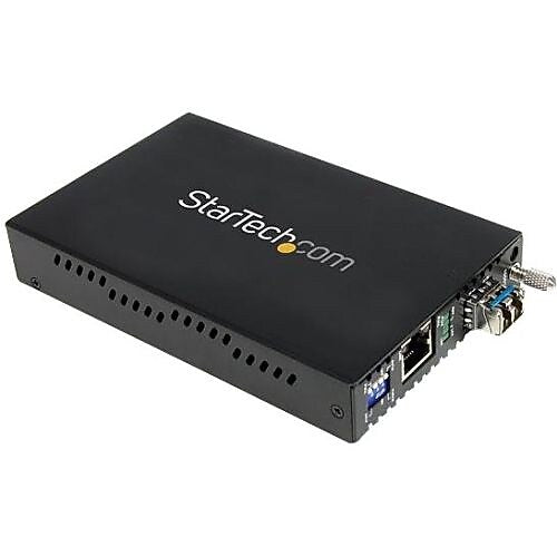 StarTech MCMGBSC055 LC 40 km 1000 Mbps Gigabit Single Mode Fiber Media Converter