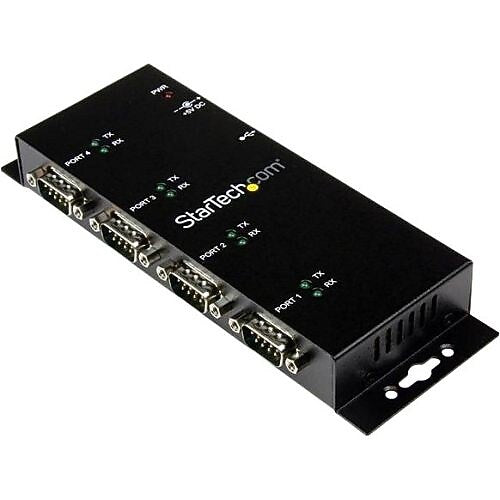 StarTech ICUSB2324I 4 Port USB to DB9 RS232 Serial Adapter Hub