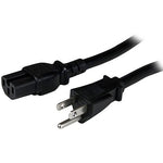 StarTech 8' NEMA 5-15P to C15 Heavy Duty Computer Power Cord, Black