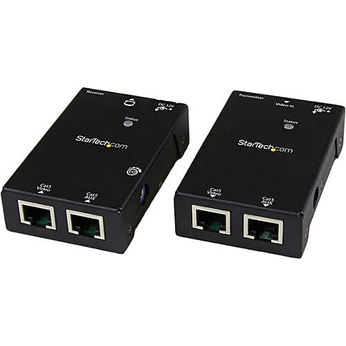 StarTech 165' HDMI® Over Cat 5/Cat 6 Extender With Power Over Cable, Black