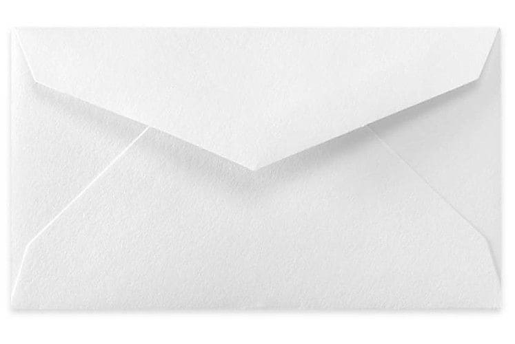LUX 70lb 2 1/8"x3 5/8" Regular Flap Mini Envelopes W/Glue, Bright White, 1000/BX