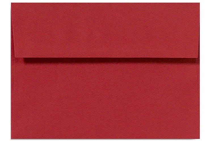 LUX A10 Invitation Envelopes (6 x 9 1/2) 250/Box, Holiday Red (67153-250)